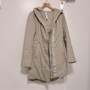 Lululemon insulated rain jacket